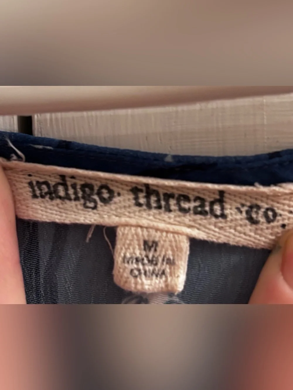 Indigo Thread Co lightweight blue